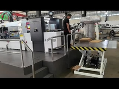 نیمه اتوماتیک 1060 کارتونی لوله کش ماشین برش میرسد صفحه پرش کردن creasing embossing