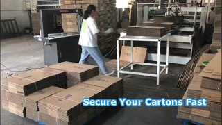 بسته بندی ریسمان PP دستگاه تسمه برای ویترین جعبه کارتن