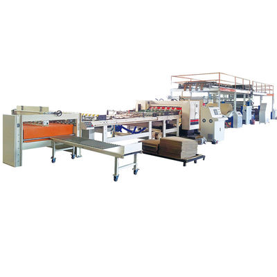 کیفیت  Semi Automatic 2 Ply Corrugated Cardboard Production Line Corrugated Roll Former with 60-100m/min Speed کارخانه