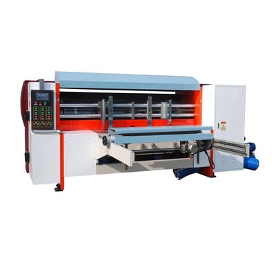کیفیت  Automatic Rotary Die Cutting Machine with Lead Edge Auto Feeder for 1400x2400mm Corrugated Carton Die Cutter کارخانه