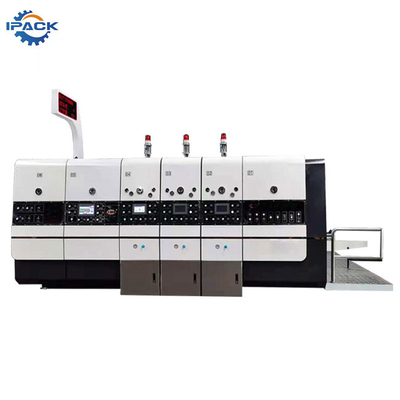 کیفیت  3 4 Colors Corrugated Carton Flexo Printing Machine for Die Cutting کارخانه