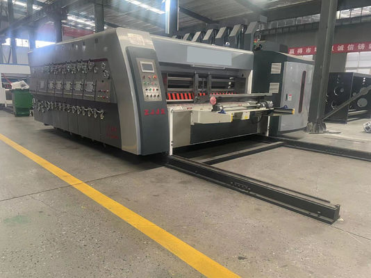 کیفیت  Flexo Folder Gluer Casemaker with 50-70mm Wall Thickness, ±0.5mm Printing Precision, and Flexo Box Glue System کارخانه