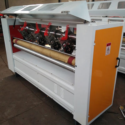 کیفیت  Durable Thin Blade Slitter Scorer with Tungsten Steel Blade and Pneumatic Lock for Corrugated Cardboard Slitter Scorer Stability کارخانه