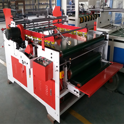 چسب پوشه فلکسو نیمه اتوماتیک جعبه رنگارنگ تک صفحه 2000mm 3.2kw