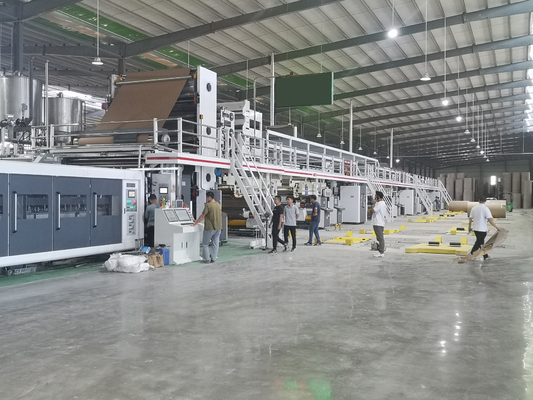 کنترل PLC خط تولید جعبه راه راه مقوایی اتوماتیک