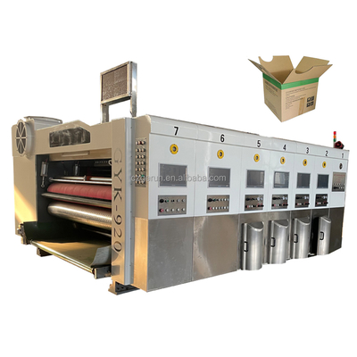 دستگاه چاپ فلکسو کارتن راه راه کارتن 3 لایه با دقت چاپ ± 0.1 میلی متر