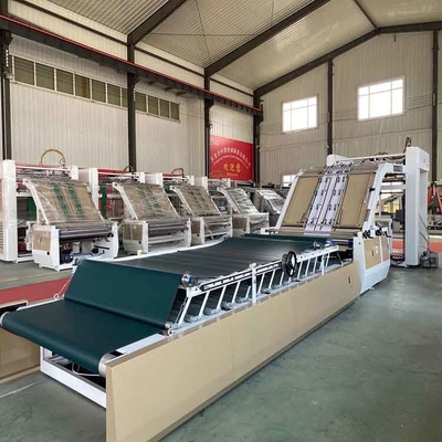 جعبه سفارشی کاغذ راه راه دستگاه لمینیت 30KW