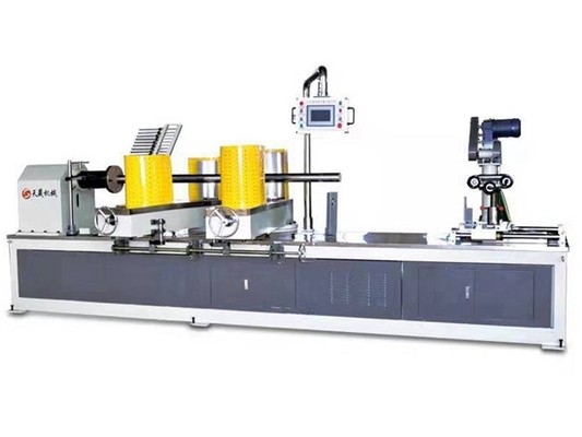 ماشین ساخت لوله کاغذ Tz-200 چهار سر Cnc تک چاقو