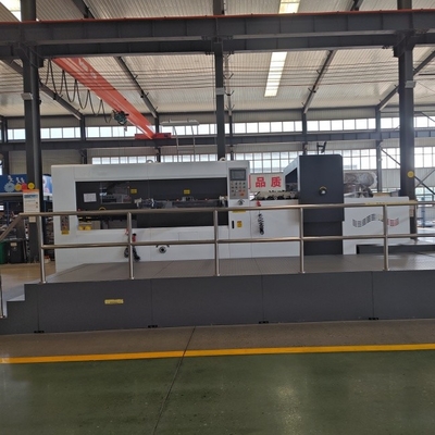 PLC Creasing Die Cutter دستگاه ساخت جعبه کارتون لوله دار