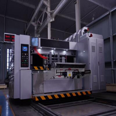 دستگاه چاپ فلکسو اتوماتیک شیار زنی و قالب‌زنی 2800 برای جعبه مقوایی