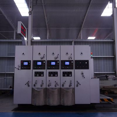 دستگاه چاپ فلکسو اتوماتیک شیار زنی و قالب‌زنی 2800 برای جعبه مقوایی