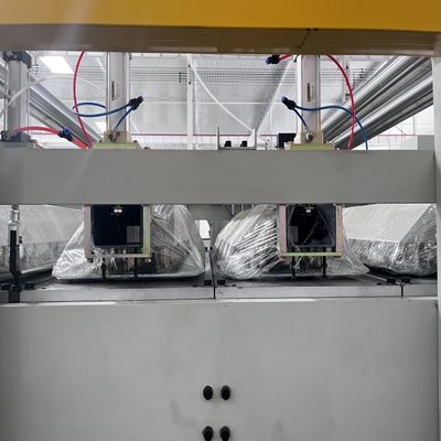 خط تولید کارتن لوله کش دو لایه ای 5 طبقه سرعت اقتصادی 120-180m / min صفحه فشار پنوماتیک 7 گروه برای بسته بندی