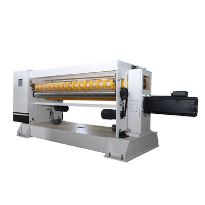 100mmin 5 Layer Corrugated Cardboard Production Line PLC Control System Ensuring Production And Consistent Product NC Cutter