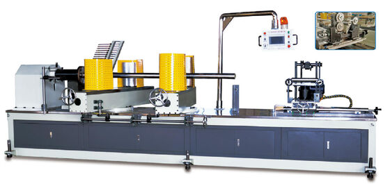 TZ-200 چهار سر سه تیغه اتوماتیک ماشین ساخت لوله کاغذ CNC با ولتاژ 220v / 380v / 440v