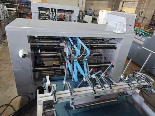 دستگاه چسب زن و تا کننده کارتن موجدار پرسرعت PT-A1250 با حداکثر سرعت 300 متر بر دقیقه، کنترل صفحه لمسی PLC و درایو تغذیه کاغذ مستقل