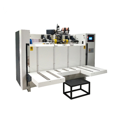 دستگاه تولید جعبه مقوایی PLC 3 لایه دوخت مقوایی Gerun
